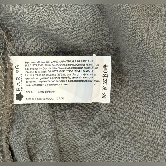 Bari Swimwear Boho Green Sheer Maxi Beach Cover-Up Dress - One Size - Picture 6 of 7